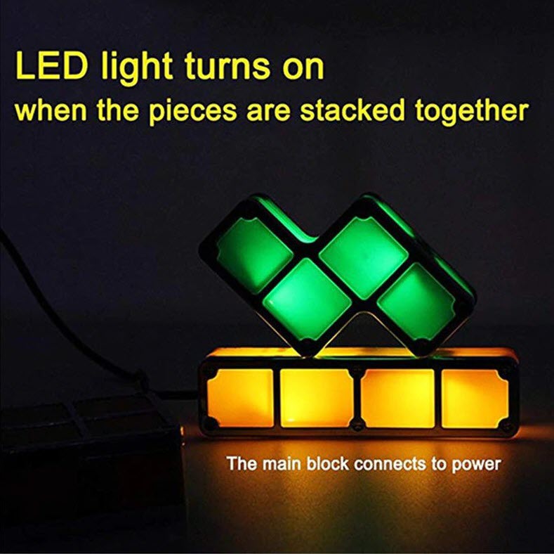 Tetris LED Interlocking Lights
