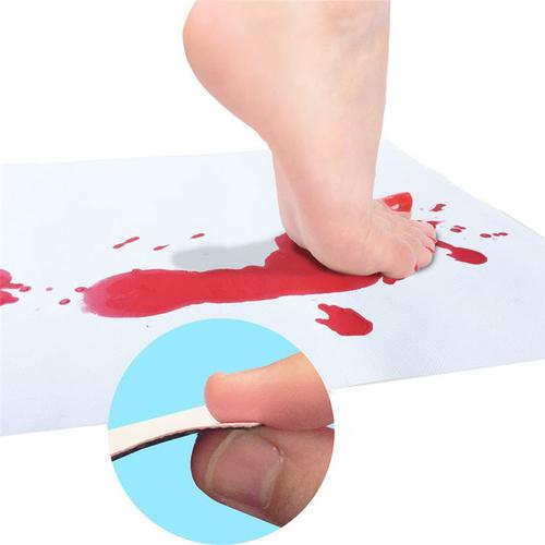 Bloody Bath Shower Curtain And Bloody Bath Mat Set Bloody Bath Set