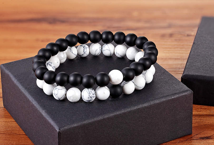 Natural Stone Beaded Bracelet