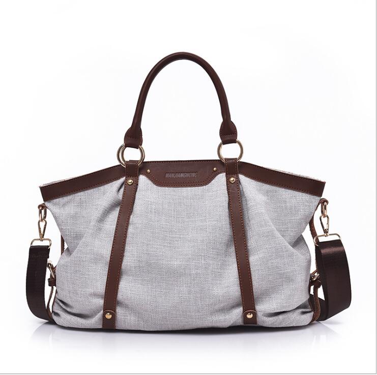 Cotton Crossbody Canvas Handbag