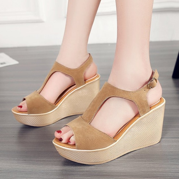 cute beige sandals