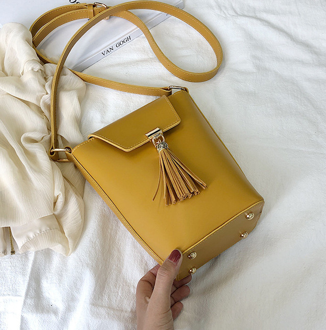 yellow mustard purse