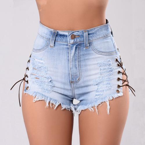 cut off high waisted shorts