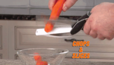 2-in-1 Smart Food Chopper with Cutting Board