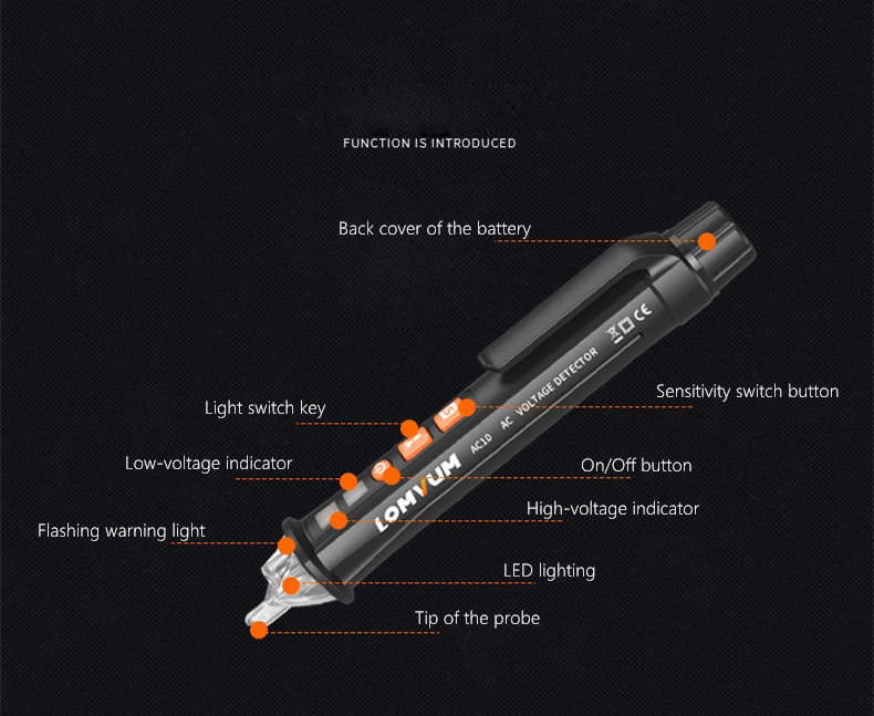 Voltage Sensitive Electric Compact Pen The Safety Tool Every