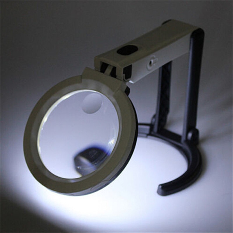 Magnifier Lamp with 12 LED Lights
