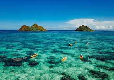 Product Oahu Guided Kayak Adventure