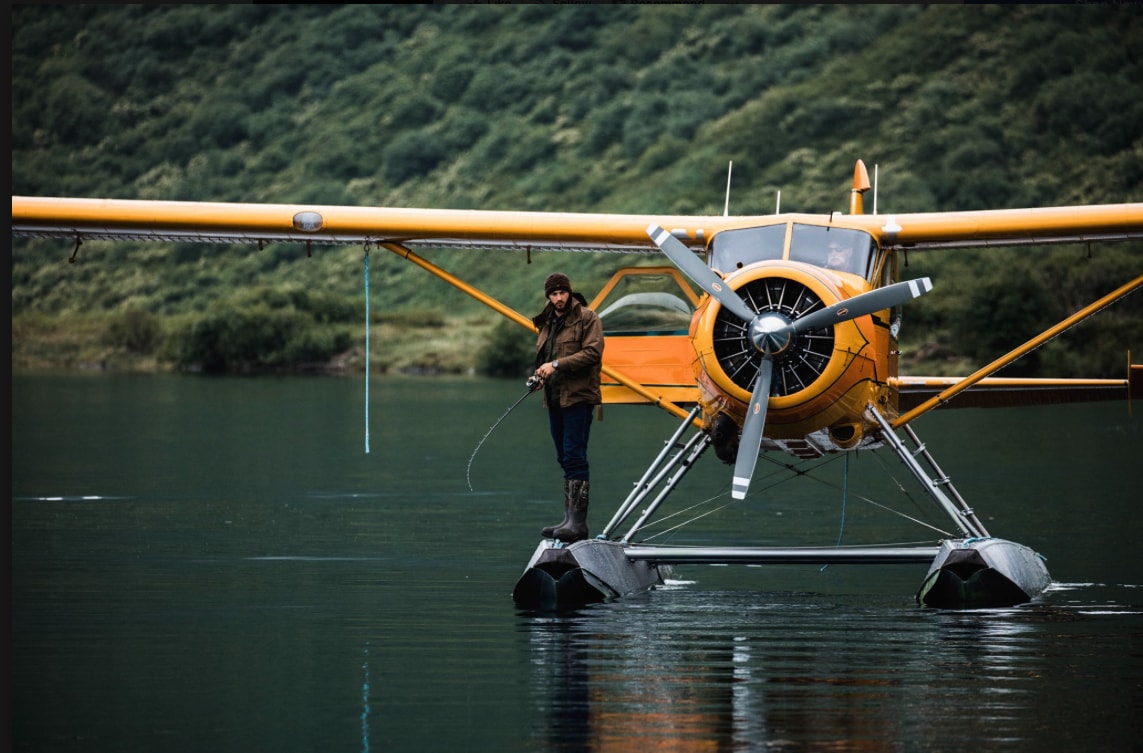 Filson Fishing with Aircraft