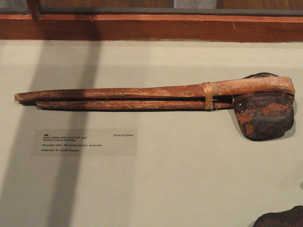 Axe, Murugin tribe, NE Arnhemland, Australia - Pacific collection - Peabody Museum, Harvard University - DSC05736.JPG