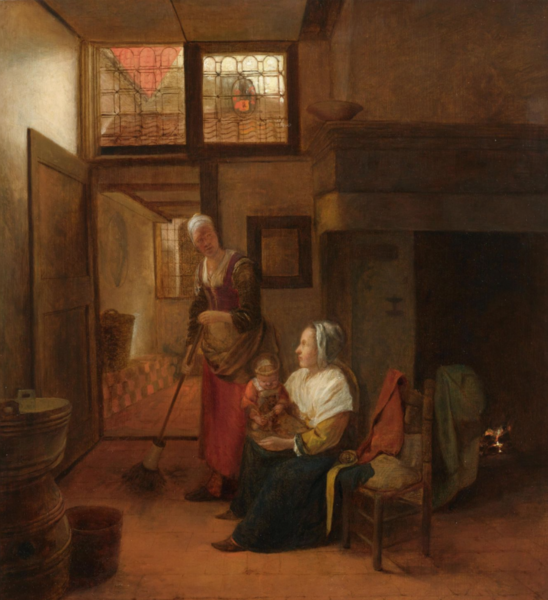 File:Interior with a Mother and Child and a Servant.png