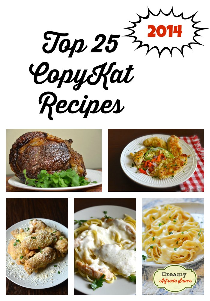 Top 25 CopyKat Recipes 2015