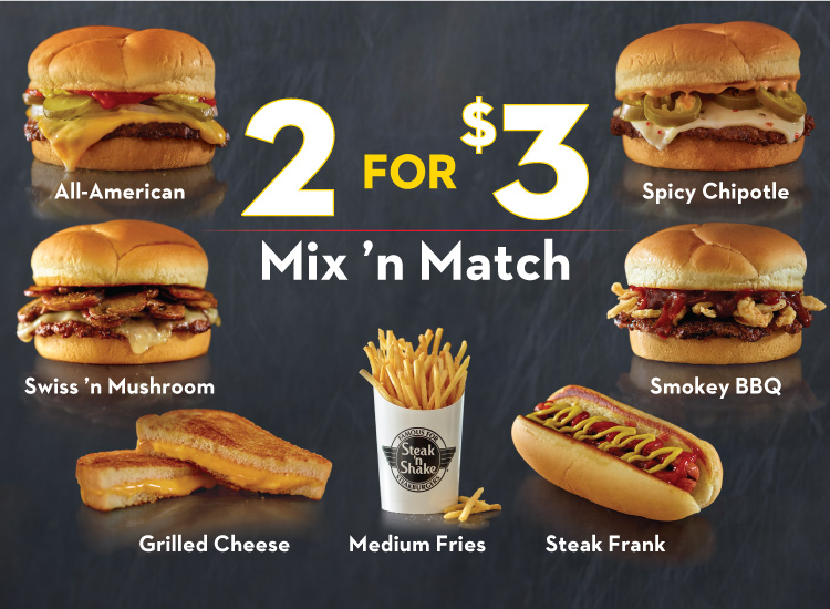 Specials Steak 'n Shake