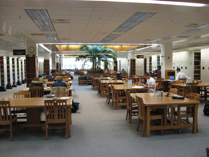 A college library  