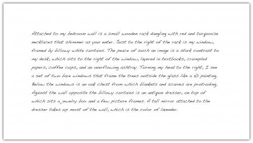 Essay spatial order