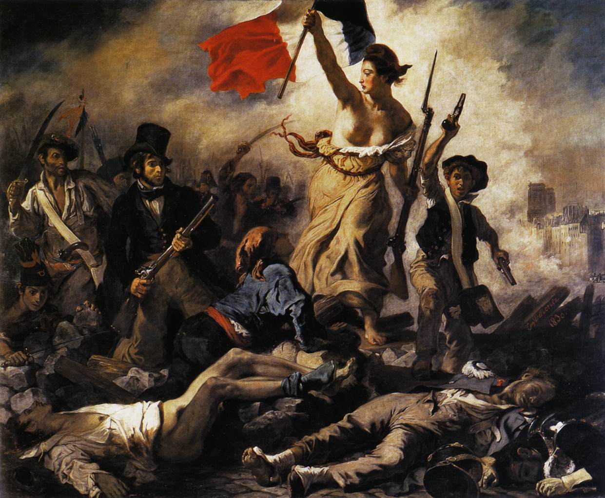 Reading Romanticism in France Delacroix’s Liberty Leading the People