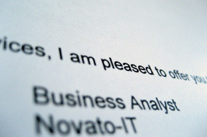 text of a job offer letter