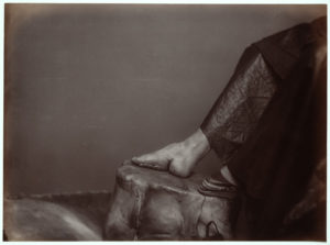 A Chinese Golden Lily Foot by Lai Afong, c1870s