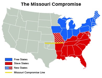 what was the missouri compromise of 1820 quizlet