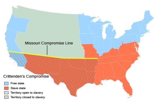 The Origins And Outbreak Of The Civil War United States History I   CNX History 15 01 Crittenden 