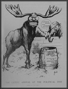 teddy roosevelt's bull moose party was an example of a