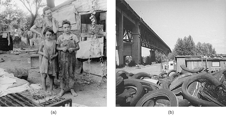 the great depression shanty towns