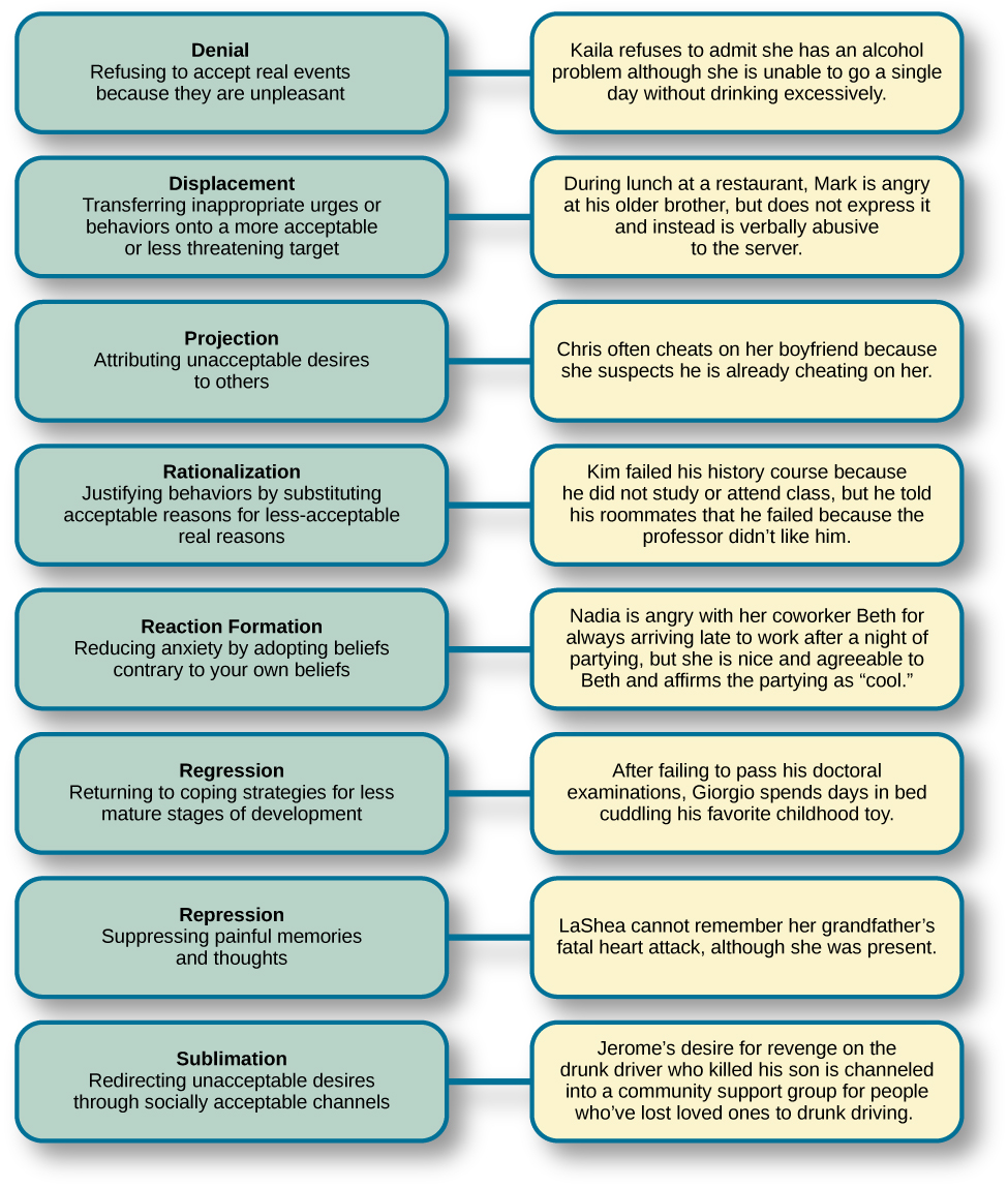 Freud S Five Stages Of Development Study Chart