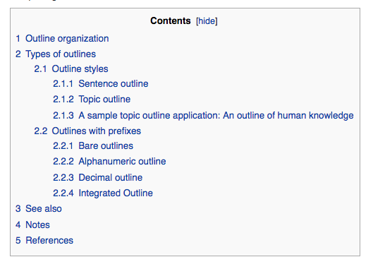 chronological order of research paper