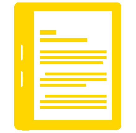 icon of an e-reader