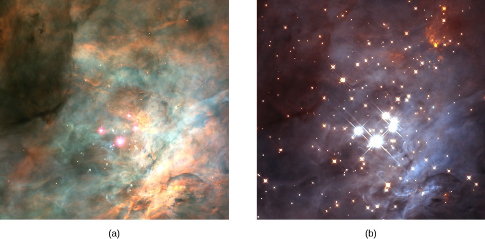 Clouds of Cosmic Dust Glow Near the Orion Nebula