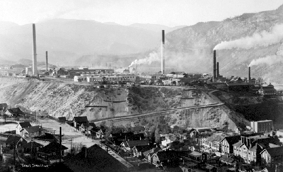  The Trail lead-zinc smelter in 1929