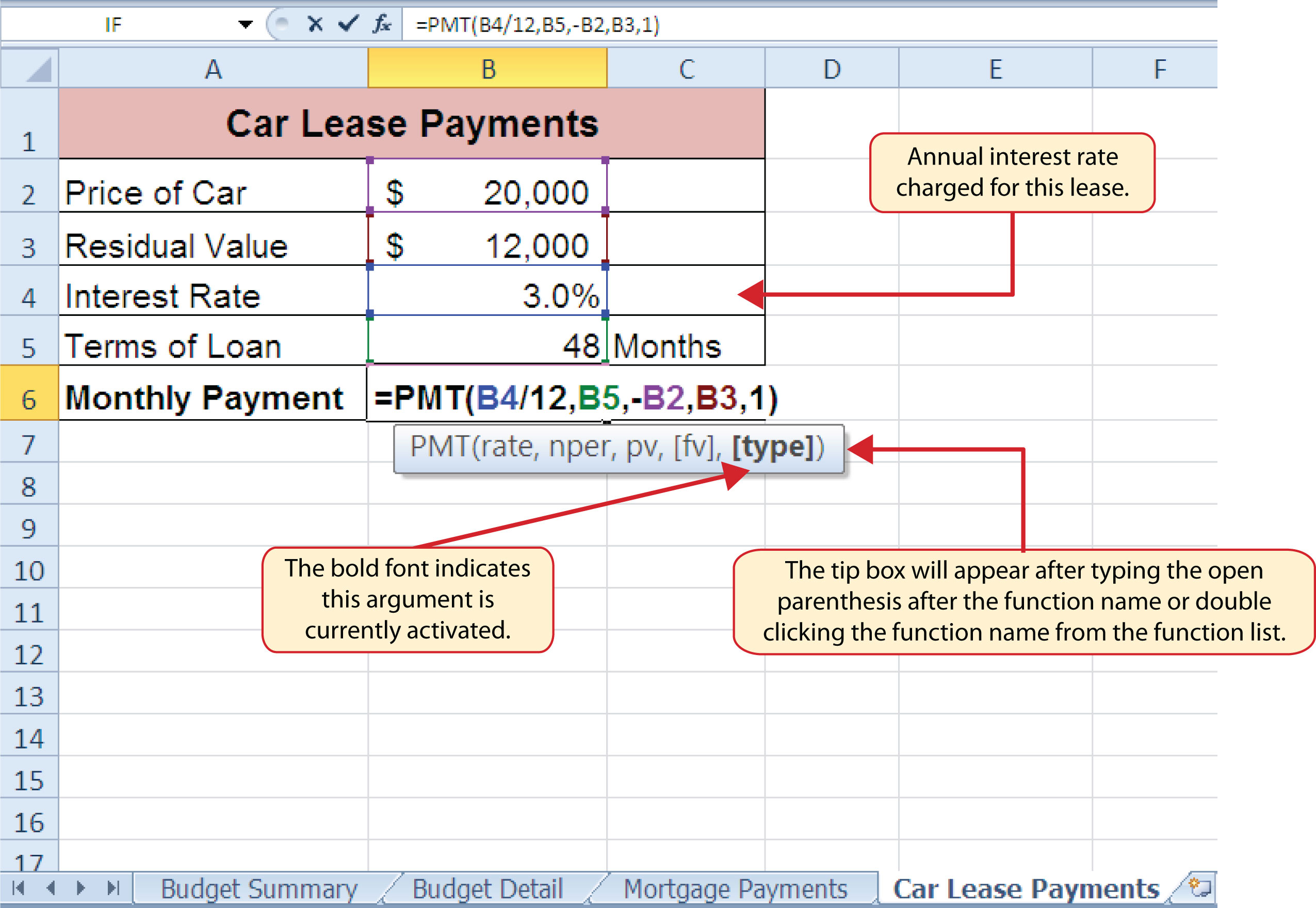 Excel Pmt Mathematical Formula Math Formulas