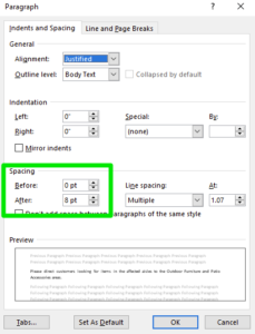Line and Paragraph Spacing | Computer Applications for Managers