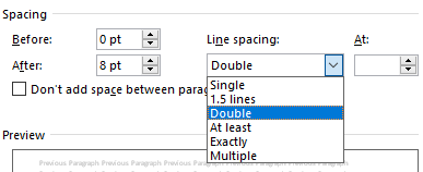 Line And Paragraph Spacing Computer Applications For Managers