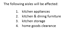 A section of text is made more visible by a numbered format list. This is a classic list with the four bullet points being: 1, 2, 3, 4.