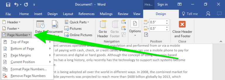 Headers and Footers | Computer Applications for Managers