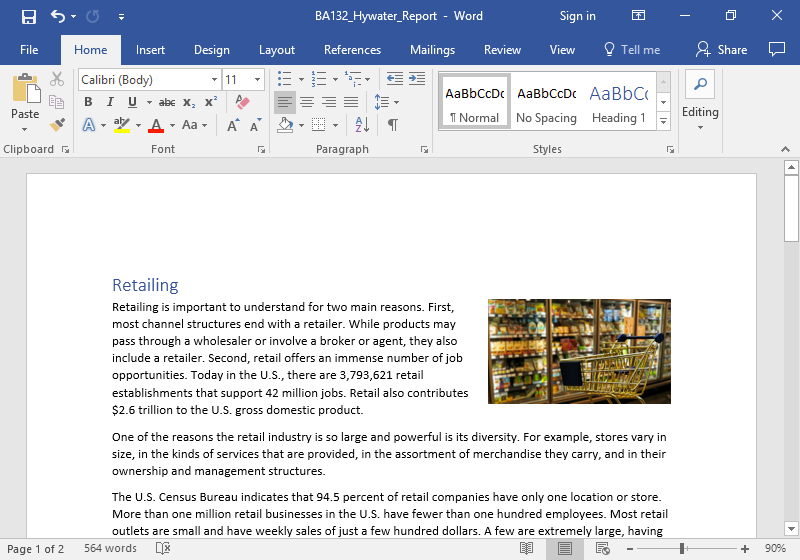 using microsoft word templates with multiple pages