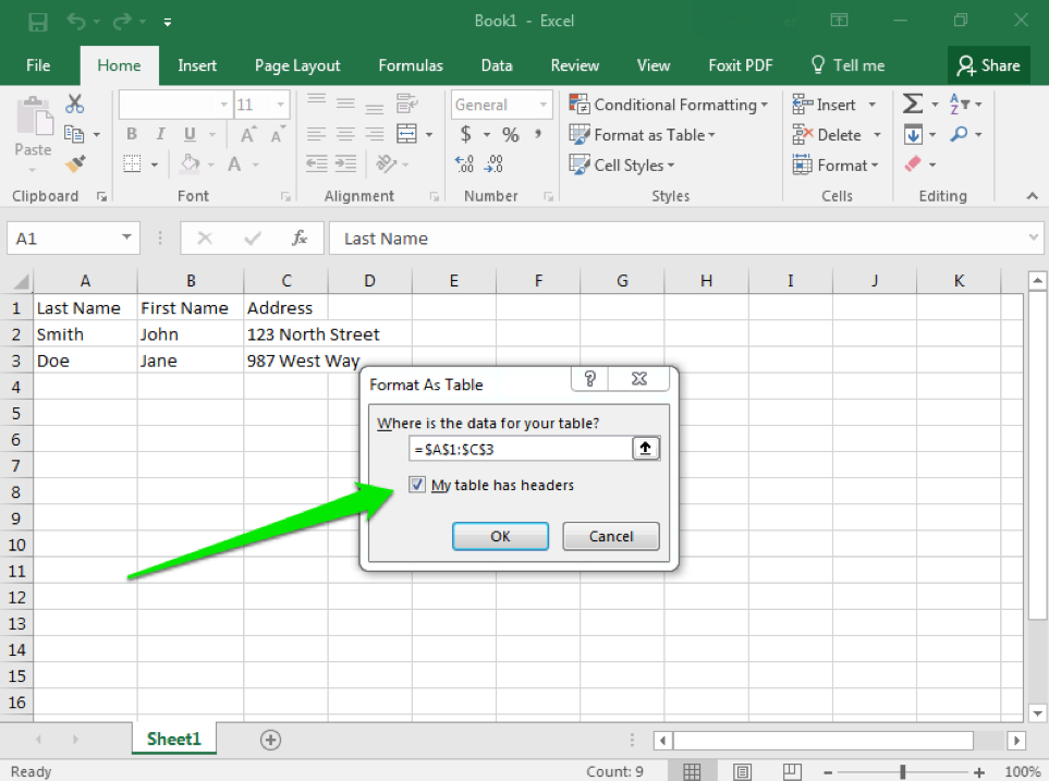 Table Styles Computer Applications For Managers