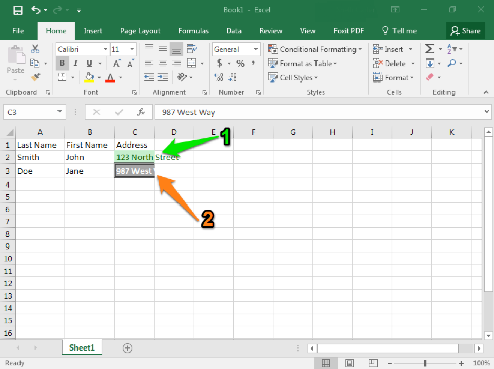 How to Apply Different Styles to a Cell in a Spreadsheet using