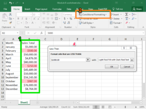 Conditional Formatting | Computer Applications for Managers