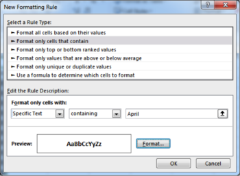 Conditional Formatting | Computer Applications for Managers
