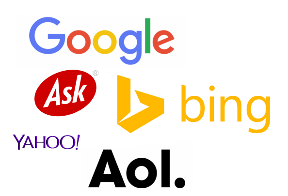 internet search engine logos