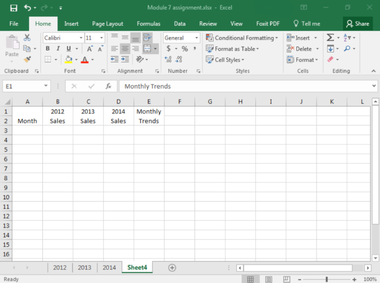 Assignment: Analyze Yearly Trends | Computer Applications for Managers