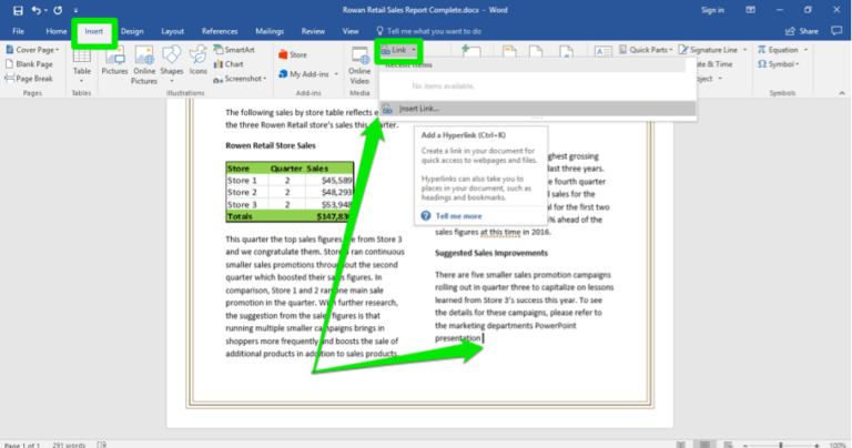 PowerPoint in Word Document | Waymaker Computer Apps for Managers
