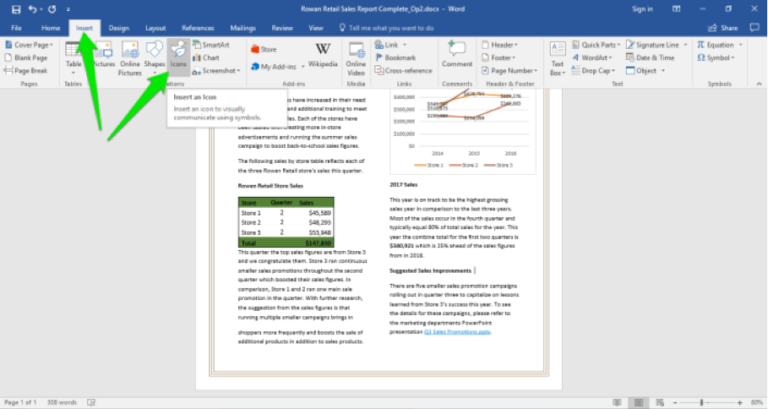 Icons in Word | Computer Applications for Managers