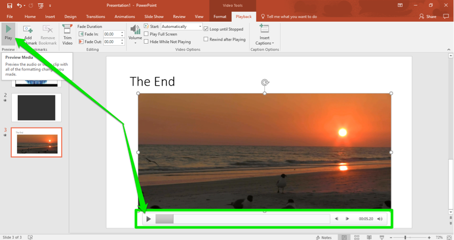 how to add video to powerpoint slideshow