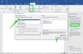 Assignment: Use Mail Merge | Computer Applications for Managers