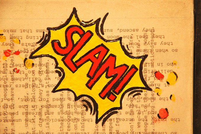 The word "Slam."