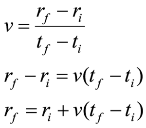 time formula physics