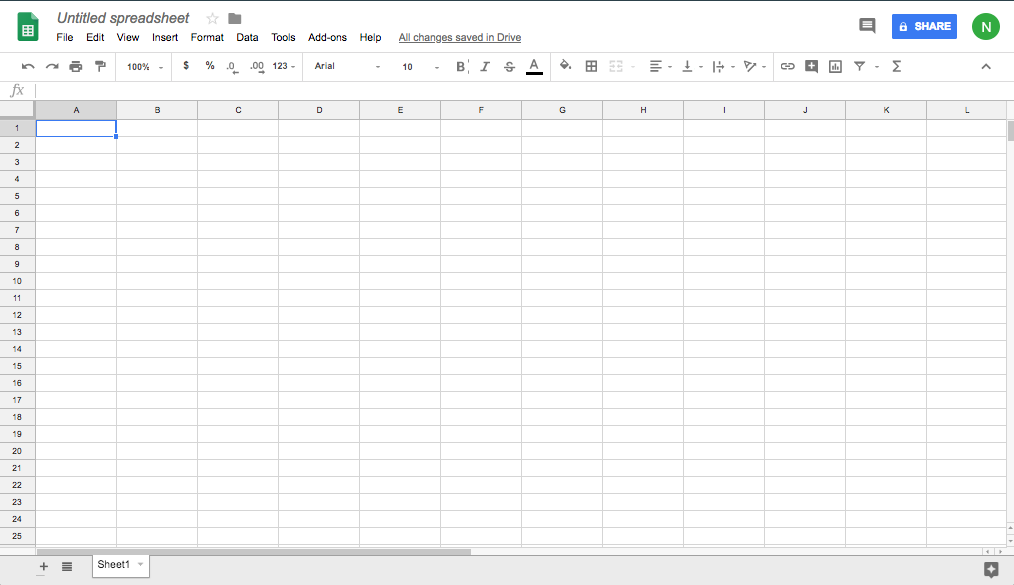 google excel