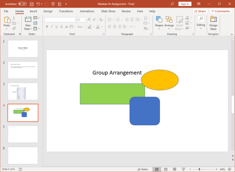 Module 10 Assignment: Present Sales Information | Computer Applications ...
